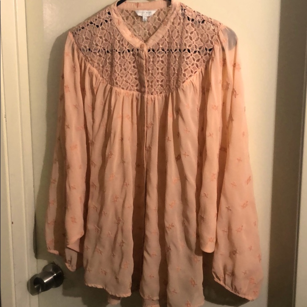 Lucky Brand Sheer Top